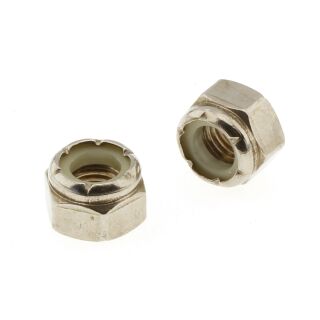 100x 5/16-18 UNC Sechskantmutter selbstsichernd Edelstahl A2