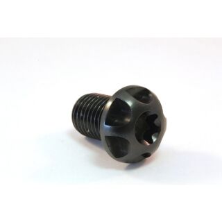 Spiegelabdeckung gefräst Titan Schwarz M10x1,25x15 L