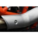 Schrauben für Hitzeschutzblech | KTM 690 SMC R | Linsenkopf gefräst | Titan  natur