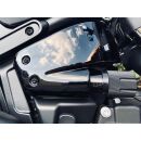 Seitenabdeckung / Batterieabdeckung | Harley Softail ab 2018 | Schwarz Matt