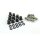 10x Verkleidungsschrauben-Set mit Gummimutter | Edelstahl