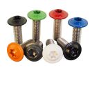 Linsenkopf mit Flansch TX  | M4 M5 M6 M8 | ISO 7380-2 |...