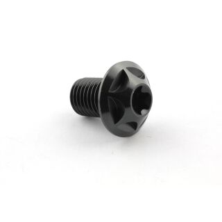 Spiegelabdeckung gefräst spitz Titan Schwarz M10x1,25x15 L