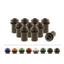 10x Verkleidungsschrauben-Set | M5x16 mit Gummimutter |...