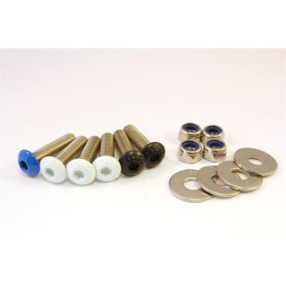 6x Kennzeichenschrauben M5x20 ohne Flansch
