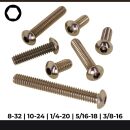 Linsenkopfschraube Zoll | UNC | ISK | Edelstahl