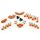Schraubensatz Verkleidung/Rahmen KTM 690 SMC-R orange Edelstahl Orange