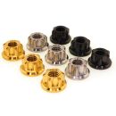 Titanmutter mit Flansch | 2Drive | Titan | Zoll | UNC/UNF