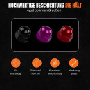 5/16-18 | Hutmutter Zoll | UNC | V2A | Schwarz Glanz