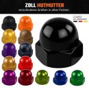 3/8-16 | Hutmutter Zoll | UNC | V2A | Schwarz Glanz