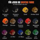 M5 Sechskantmutter selbstsichernd | DIN985 | V2A | Schwarz Matt