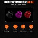 M6 Hutmutter | DIN1587 | V2A | Schwarz Glanz