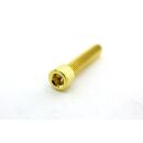 5x 1/4-20 Zoll Zylinderkopf 83mm Edelstahl 24K vergoldet