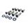 Schrauben-Kit Fenderstruts (8) | Harley Davidson Softail 07-17 | schwarz glanz (K2)
