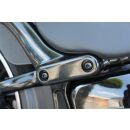 Fenderstruts vorne (4) Schrauben-Kit | Harley Davidson Softail ab 2007 | Schwarz Glanz