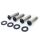 Fenderstruts vorne (4) Schrauben-Kit | Harley Davidson Softail ab 2007 | Schwarz Matt