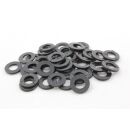 25x Unterlegscheibe DIN125 Kunststoff | schwarz M4