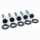 Schrauben-Kit Pulley-/Riemenrad | Harley Softail+Dyna 93-99 / Sportster 91-20 | schwarz glanz (K4)