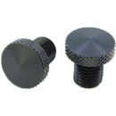 Spiegelgewinde Abdeckung Set | M10x1,5 | Alu schwarz