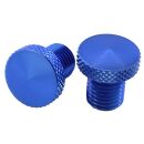 Spiegelgewinde Abdeckung Set | M10x1,5 | Alu blau