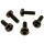 Schrauben-Kit Bremsscheibe vorne | Harley Davidson | Titan | schwarz (K1)